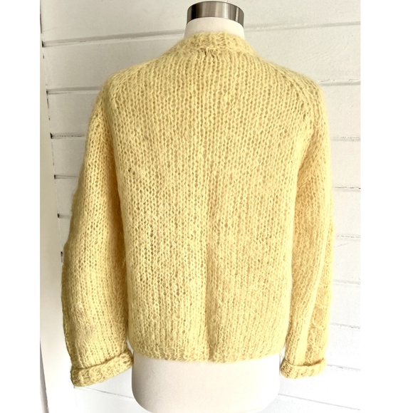 Rosanna Yellow Cable Knit Cardigan - Picture 3 of 9